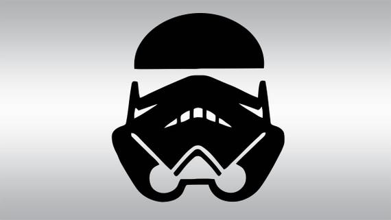Download Silhouette Stormtrooper Helmet Svg | helmet