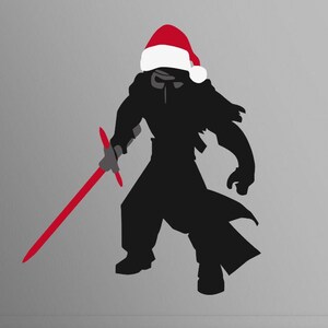 kylo ren christmas  SVG Clipart Cut Files Silhouette Cameo Svg for Cricut and Vinyl File cutting Digital cuts file DXF Png Pdf Eps vector