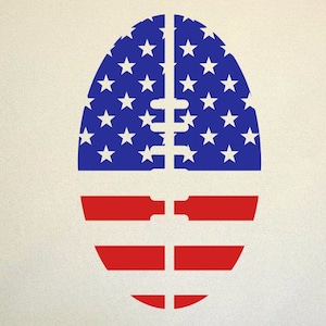 bola de fútbol americano bandera svg Clipart Cut Files Silhouette Cameo Svg para Cricut y vinilo archivo de corte Digital cortes archivo DXF Png Pdf Eps