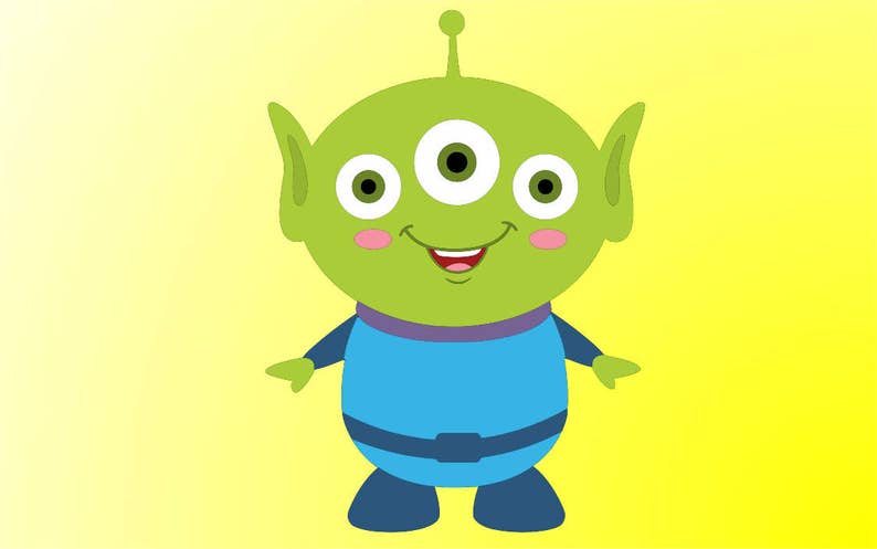 Download Martian toy boy kid SVG Clipart Cut Files Silhouette Cameo | Etsy