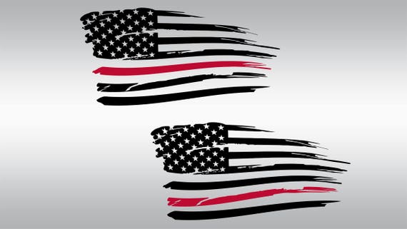 Download Thin red line american flag svg Clipart Cut Files ...