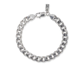 Medium Classic Chain Bracelet | Chain Link Bracelet | Silver