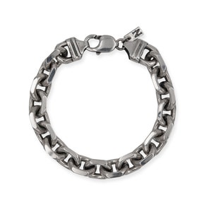 Large Cable Chain Bracelet | chain link bracelet | silver link | silver chain | unisex chain bracelet | 925 sterling silver bracelets