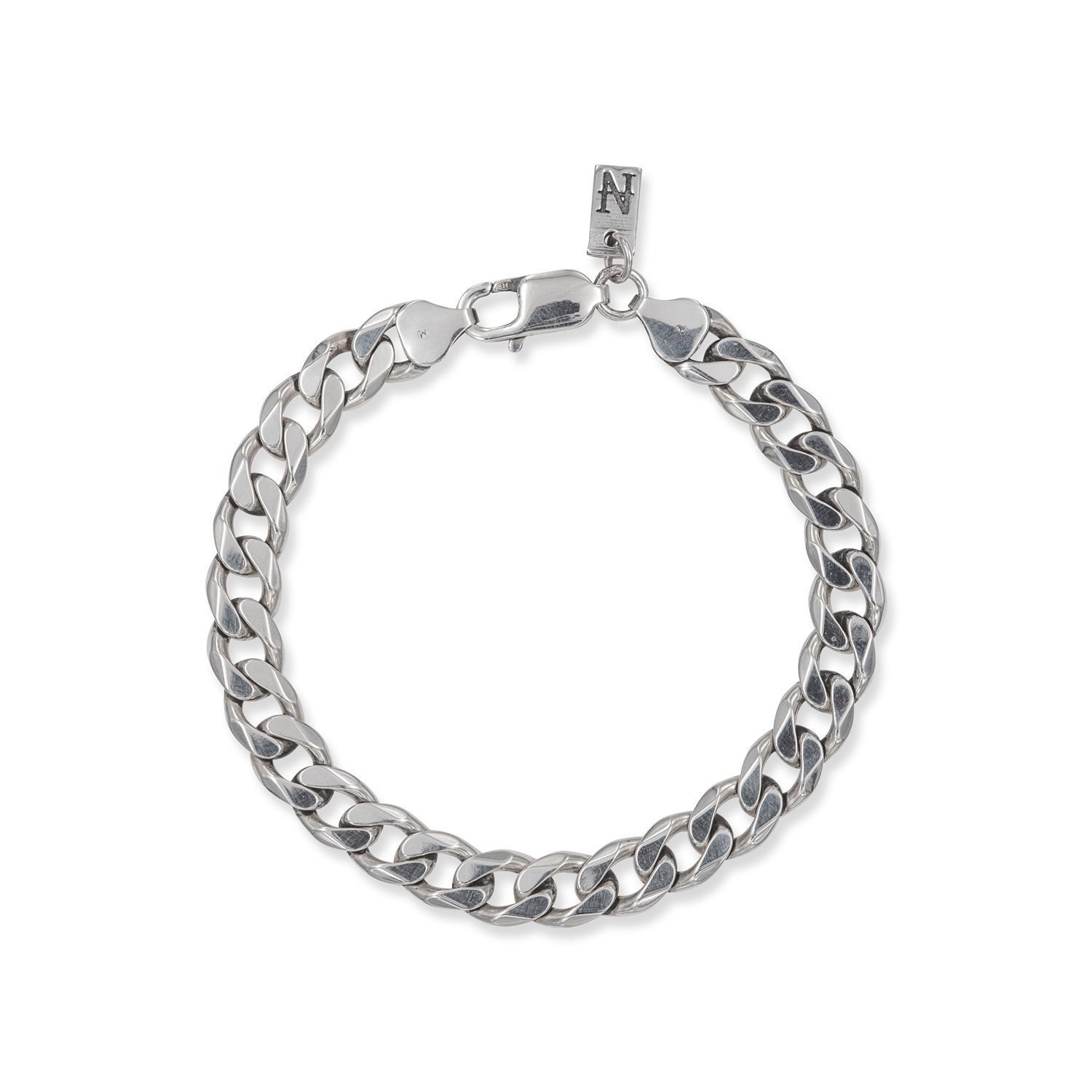 Medium Classic Chain Bracelet | Chain Link Bracelet | Silver Medium Classic Chain Bracelet | Chain Link Bracelet | Silver