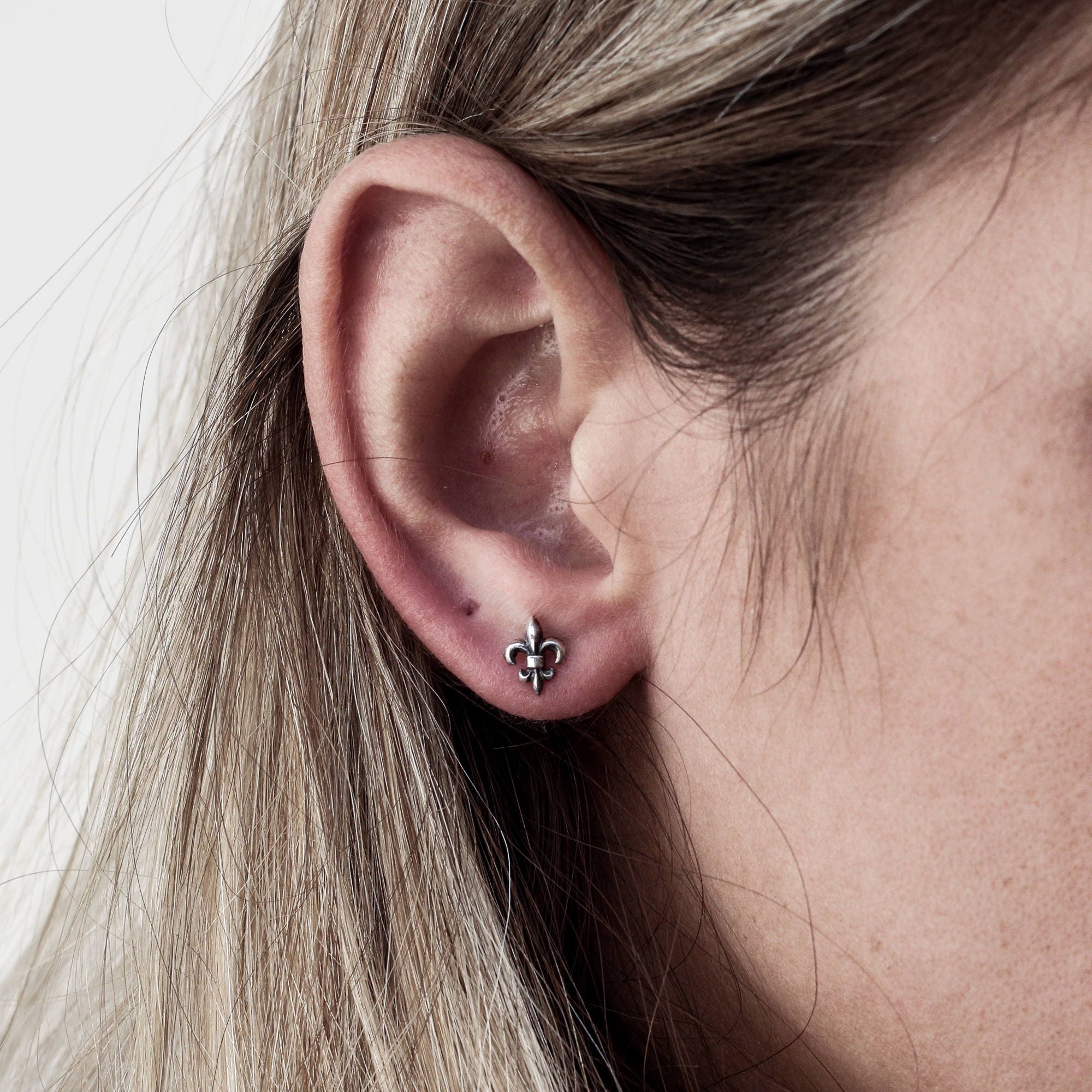 Stud Piercing Nez Fleur Cristal – Argent Sterling 925 – Calibre 22, 6 Mm – Pierre De Qualité