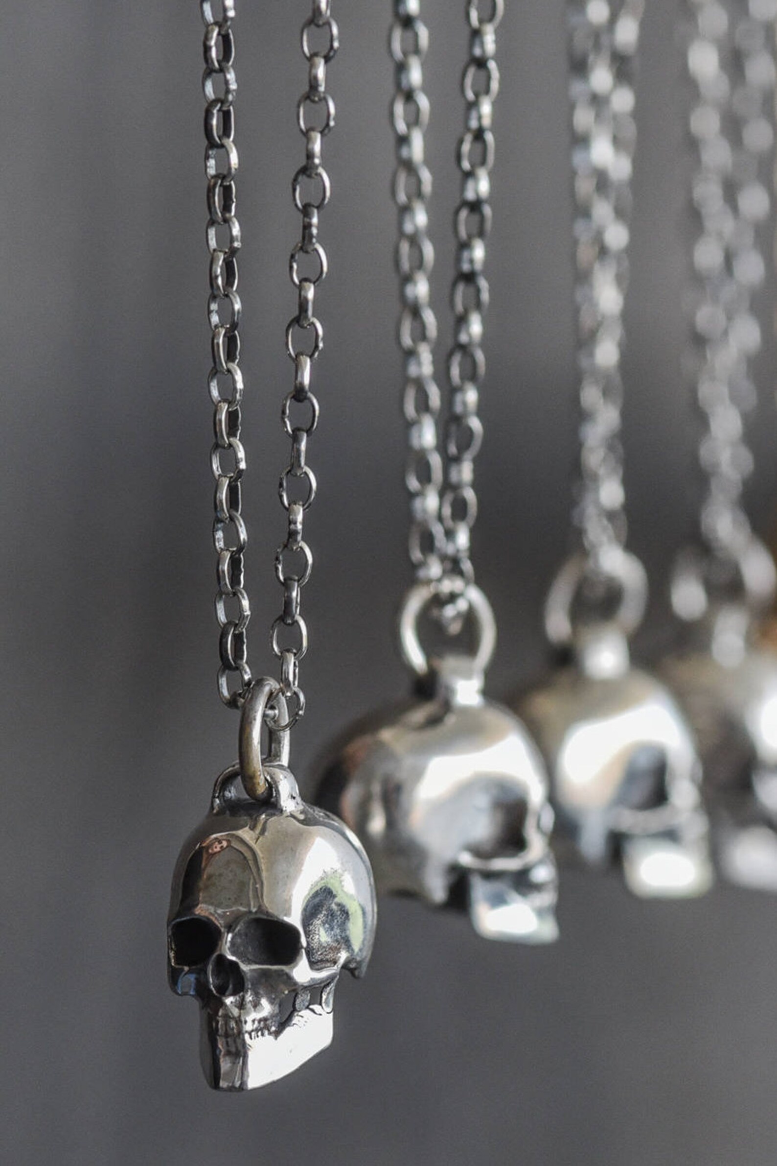WS JEWELRY NECKLACE - SKULL - SiLVER main image 0