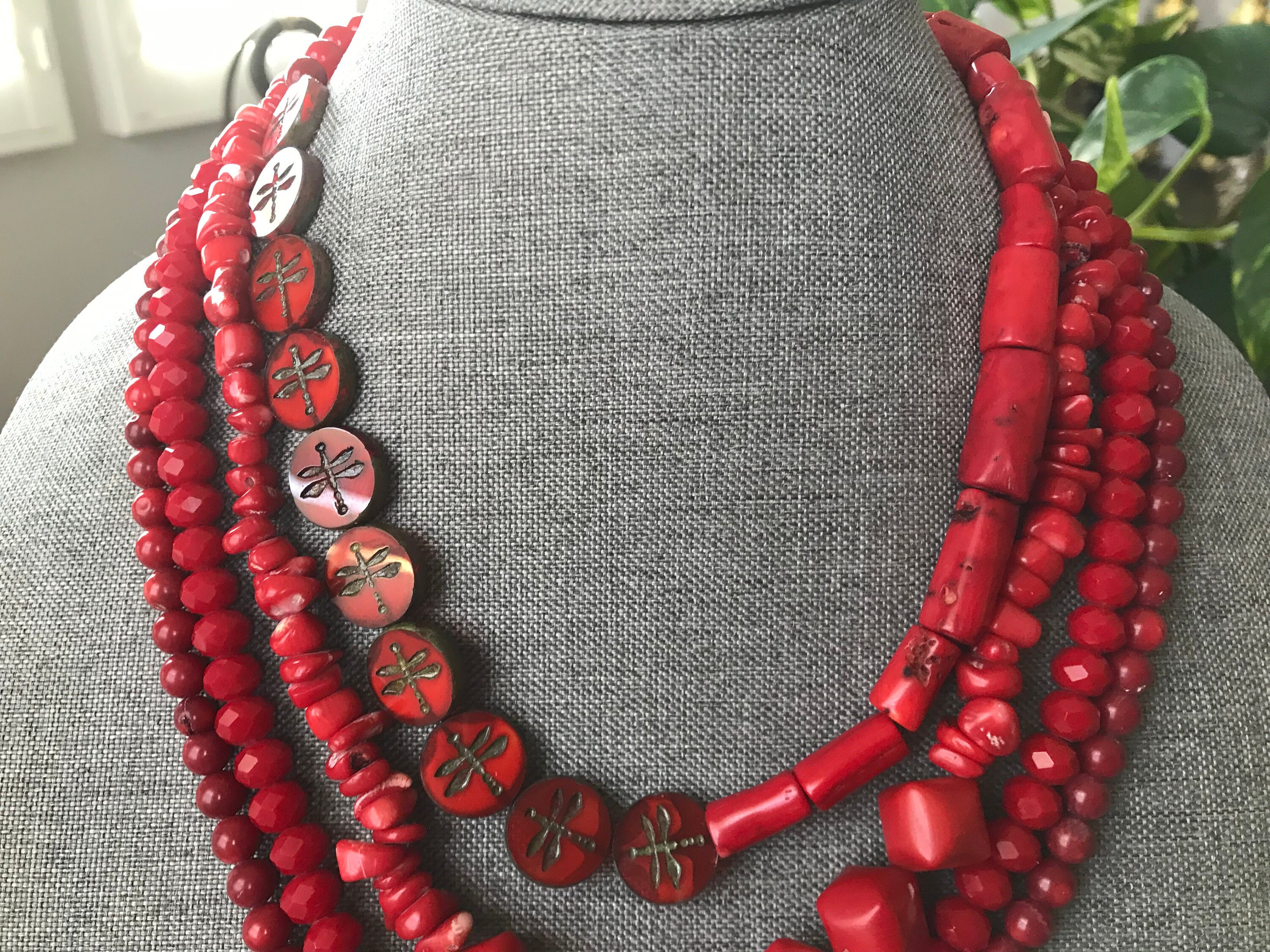 Collana Firefly Con Pietra Di Luna - Ciondolo Lucciola In Argento - 3