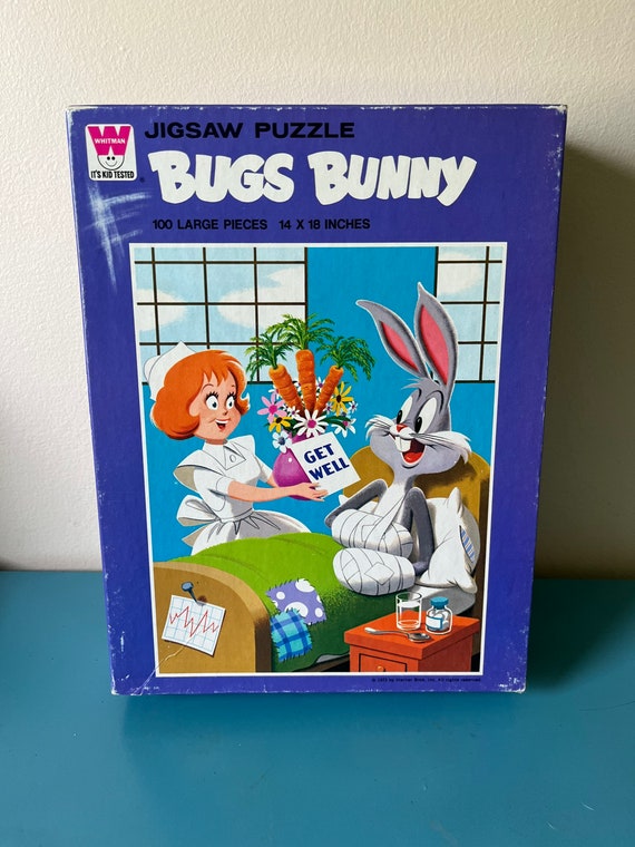buggs bunny パズル 1977 Vintage Looney Tunes Roller Coaster Bugs