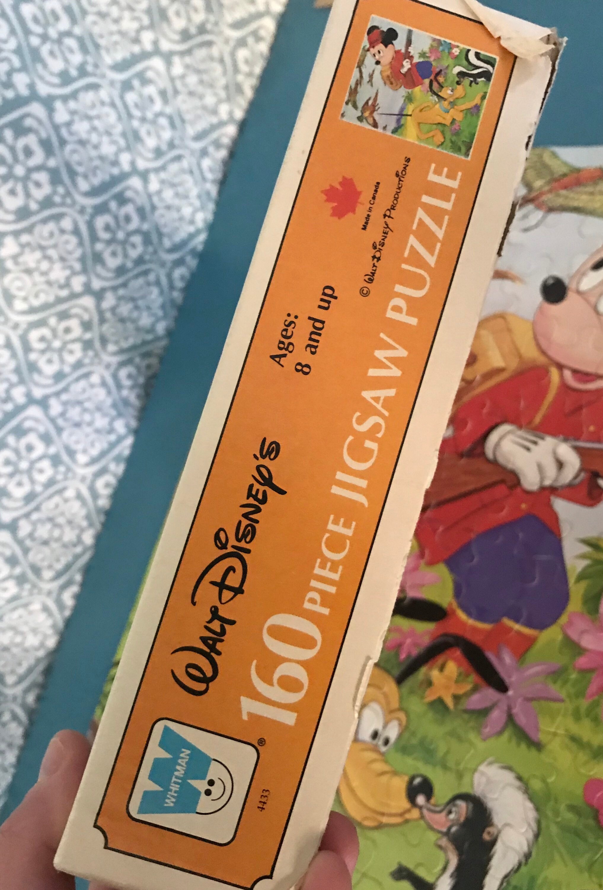 Disney Mickey Mouse Retro Wood Puzzle 160 pc