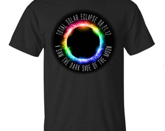 Solar Eclipse Shirt - Solar Eclipse 2017 Dark Side Of The Moon, Astronomy Shirt, Memorabilia Gift T-Shirt, Science T Shirt, Geek Gift