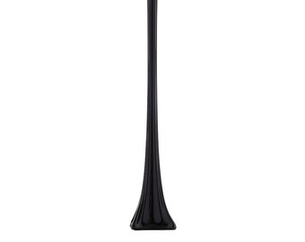 Eiffel Tower Vase BLACK 24" - Floral Vase for Feather Centerpieces, Wedding Reception Decor, Birthday Party DecorationsZUCKER®