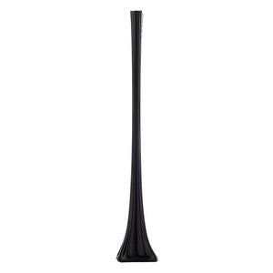 Eiffel Tower Vase BLACK 24" - Floral Vase for Feather Centerpieces, Wedding Reception Decor, Birthday Party DecorationsZUCKER®