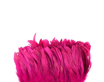 pink T COQUE TAIL FEATHERS Loose Cotton candy 15