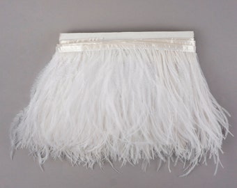 36/" OSTRICH FEATHER FRINGE AMETHYST 3-6/" Craft//Trim//Halloween//Costume//Fashion