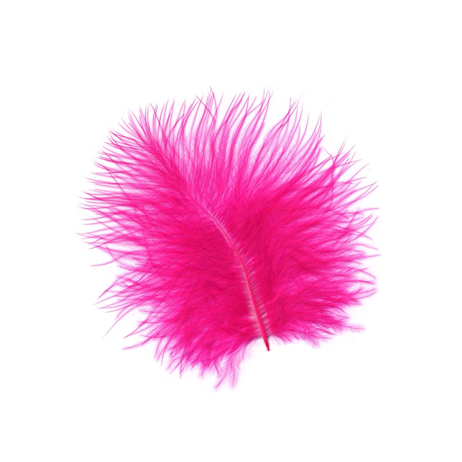 turkey-feathers-shocking-pink-loose-turkey-marabou-feathers-short-and