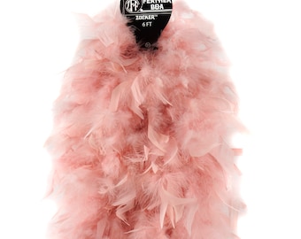 Chandelle Feather Boa Champagne 2 Yards For Party Favors, Kids Craft & Dress Up, Dancing, Wedding, Halloween, Costume ZUCKER® 120 Gram
