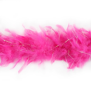 Baby Pink 40 Gram Chandelle Feather Boa, 2 Yard Long-Great for Party,  Wedding, Halloween Costume Decoration