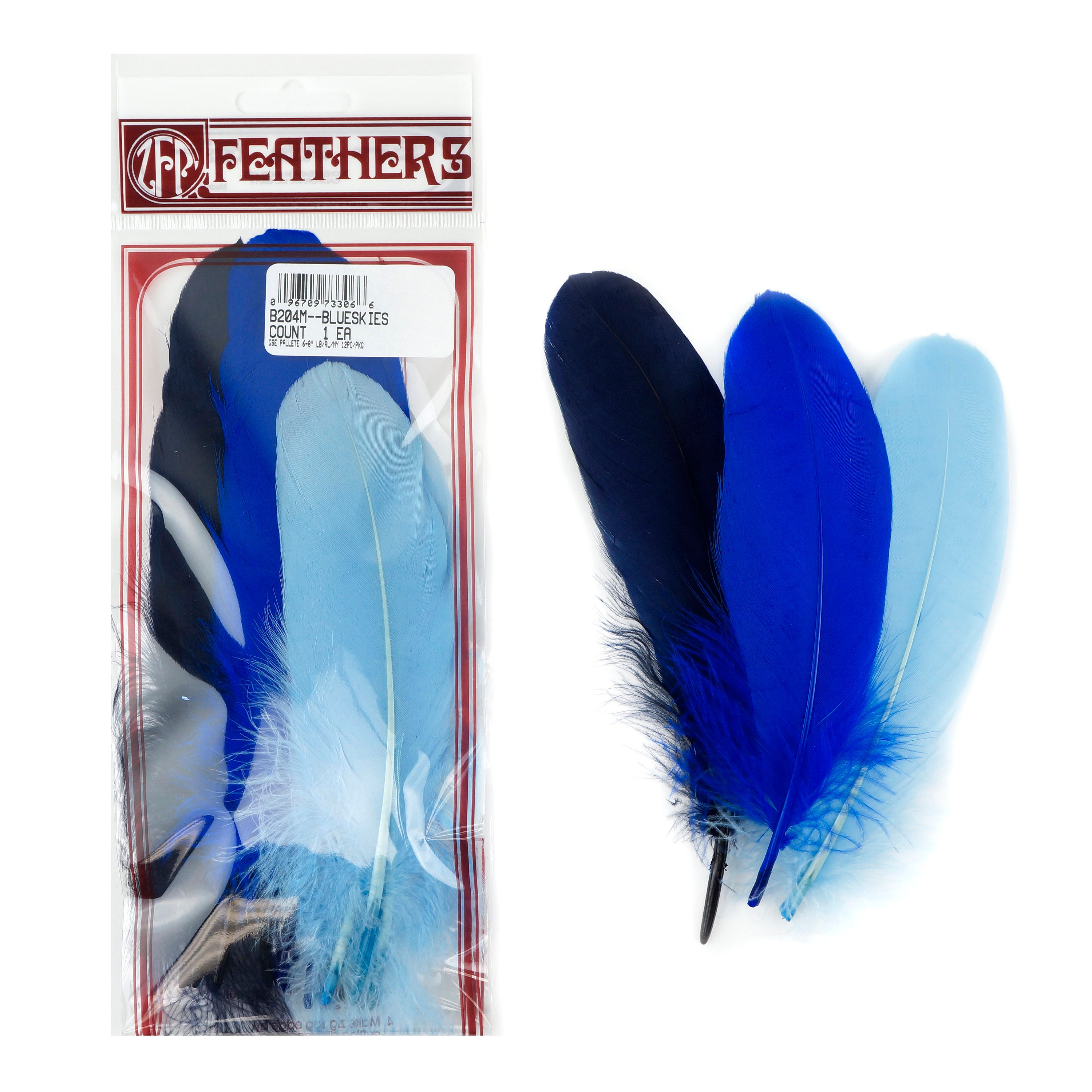 Goose Favion Feathers - Black - Iridescent – Zucker Feather Products, Inc.