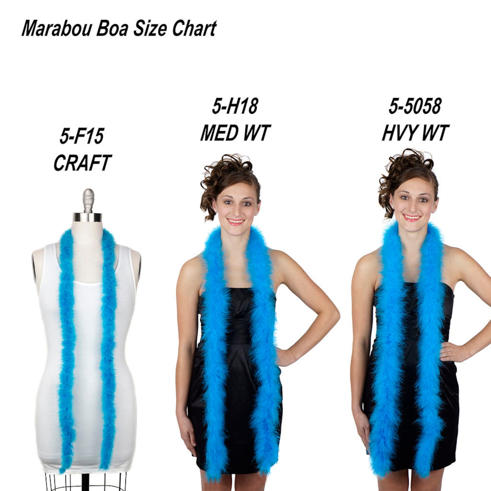 BLACK Marabou Feather Boa Heavy Weight 25 Grams 2 Yards for DIY Art ...