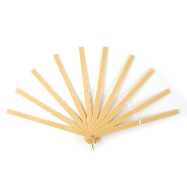 Economy Plastic Fan Staves for DIY Feather Fans, Blank Fan Base with 10 Staves