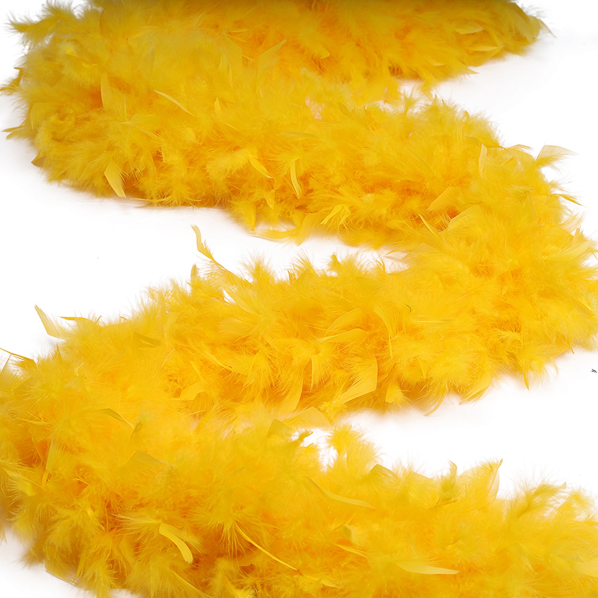 120 Gram Chandelle Feather Boa Gold 2 Yards for Party Favors Etsy