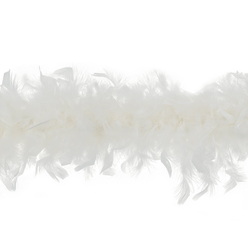 Halloween Dancing Ivory 2 Yards For Party Favors Costume ZUCKER\u00ae 60 Gram Chandelle Feather Boa Wedding Kids Craft /& Dress Up