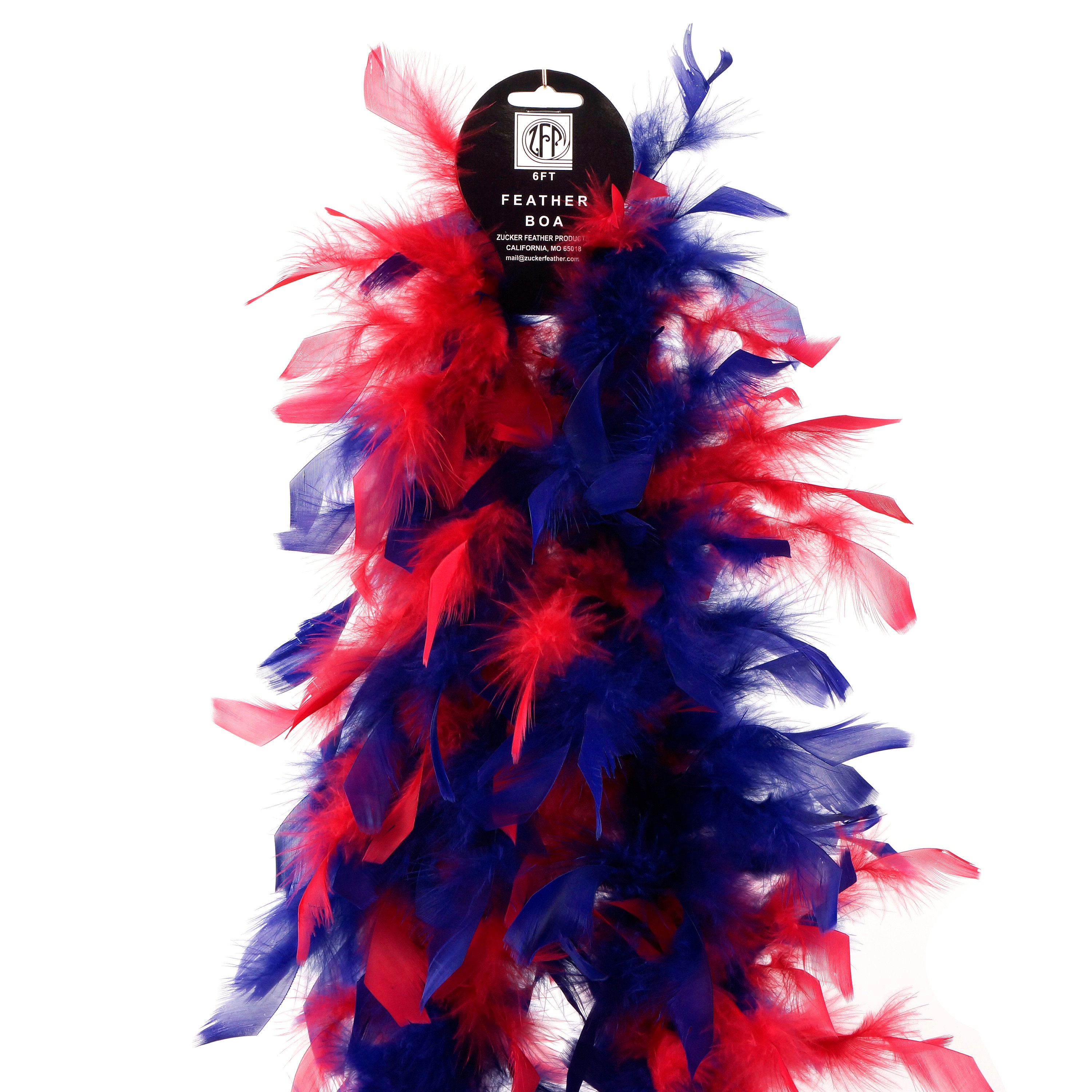 Zucker Feather Products Marabou-Ostrich Boas - Red/Regal