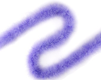 LAVENDER Marabou Feather Boa Heavy Weight 25 Grams 2 Yards For DIY Art Crafts Carnival Fashion Halloween Costume Design Home Decor ZUCKER®