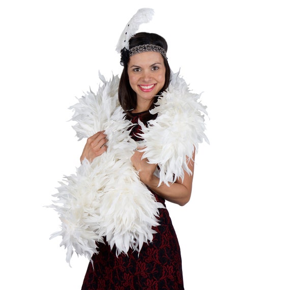 White 50g Marabou Boa Costume Crafts Wholesale Bulk Discount Cheap