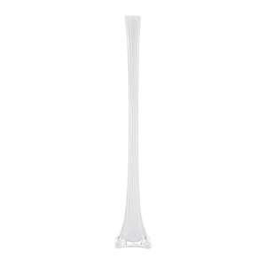 Eiffel Tower Vase WHITE 24&quot; - Floral Vase for Feather Centerpieces, Wedding Reception Decor, Birthday Party Decorations ZUCKER®