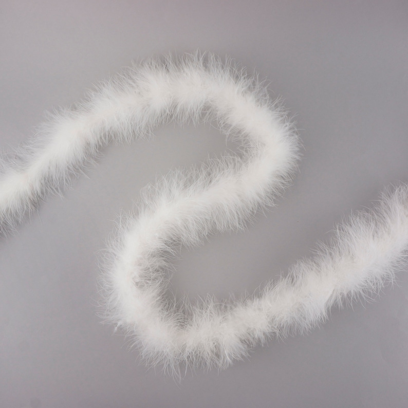 WHITE Marabou Feather Boas 20 Grams 2 Yards for DIY Art Crafts Etsy UK