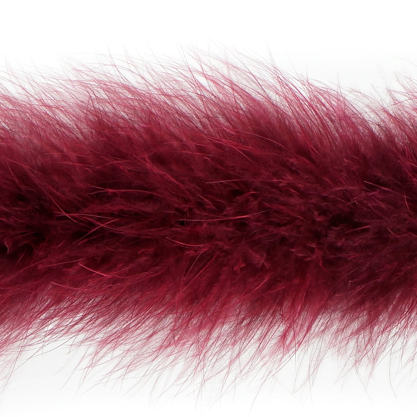 BURGUNDY Marabou Feather Boas 20 Grams 2 Yards For DIY Art Crafts Carnival Fashion Halloween