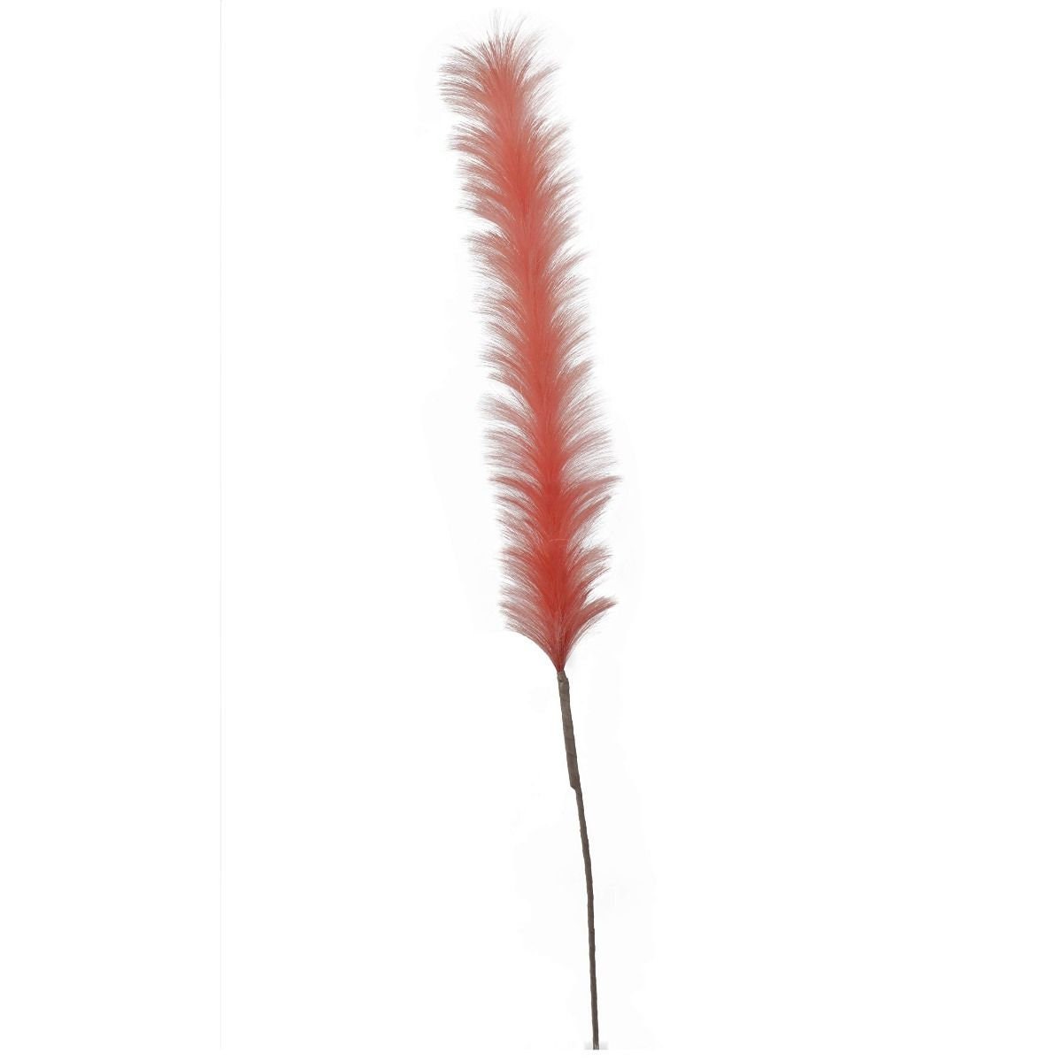 Faux Ostrich Feather Stems, Pink Fake Ostrich Feathers, Faux Pampas