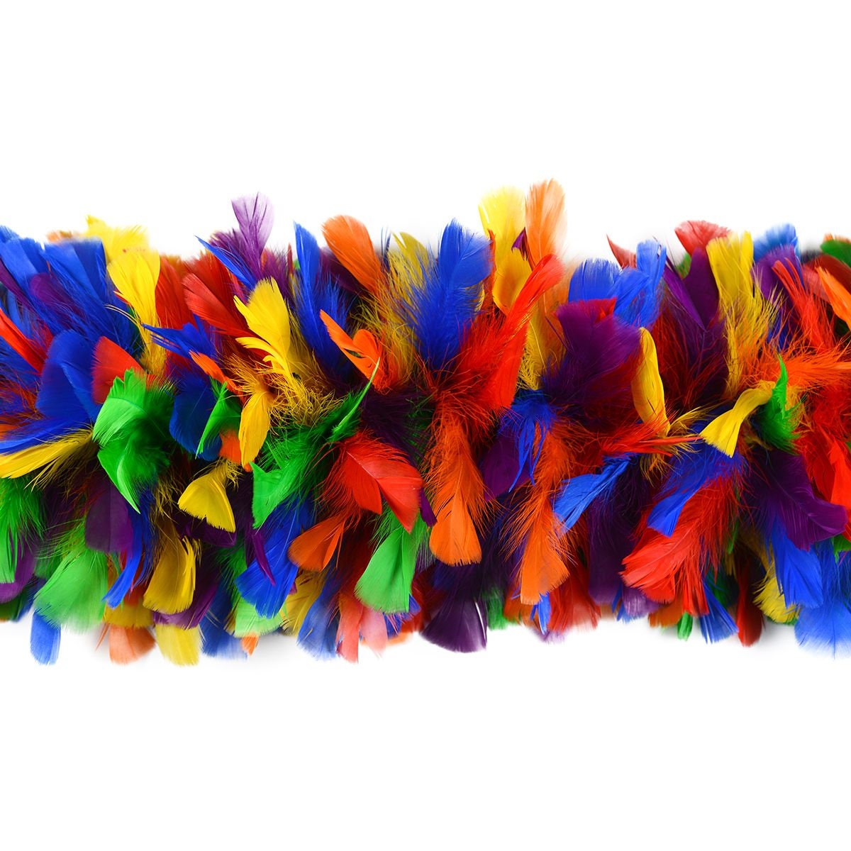 Large Rainbow Feather Boa, PRIDE Parade Feather Boa, Feather Boa for