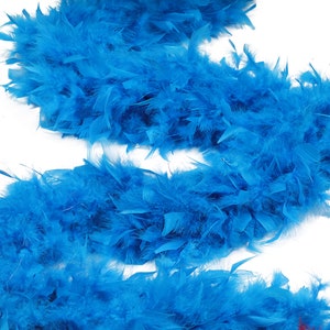 120 Gram Chandelle Feather Boas Rainbow Mix 2 Yards for Party