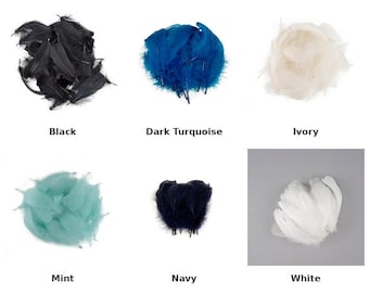 Blush Goose Nagoire Feathers, 4-6", Craft Supplies 200 pieces