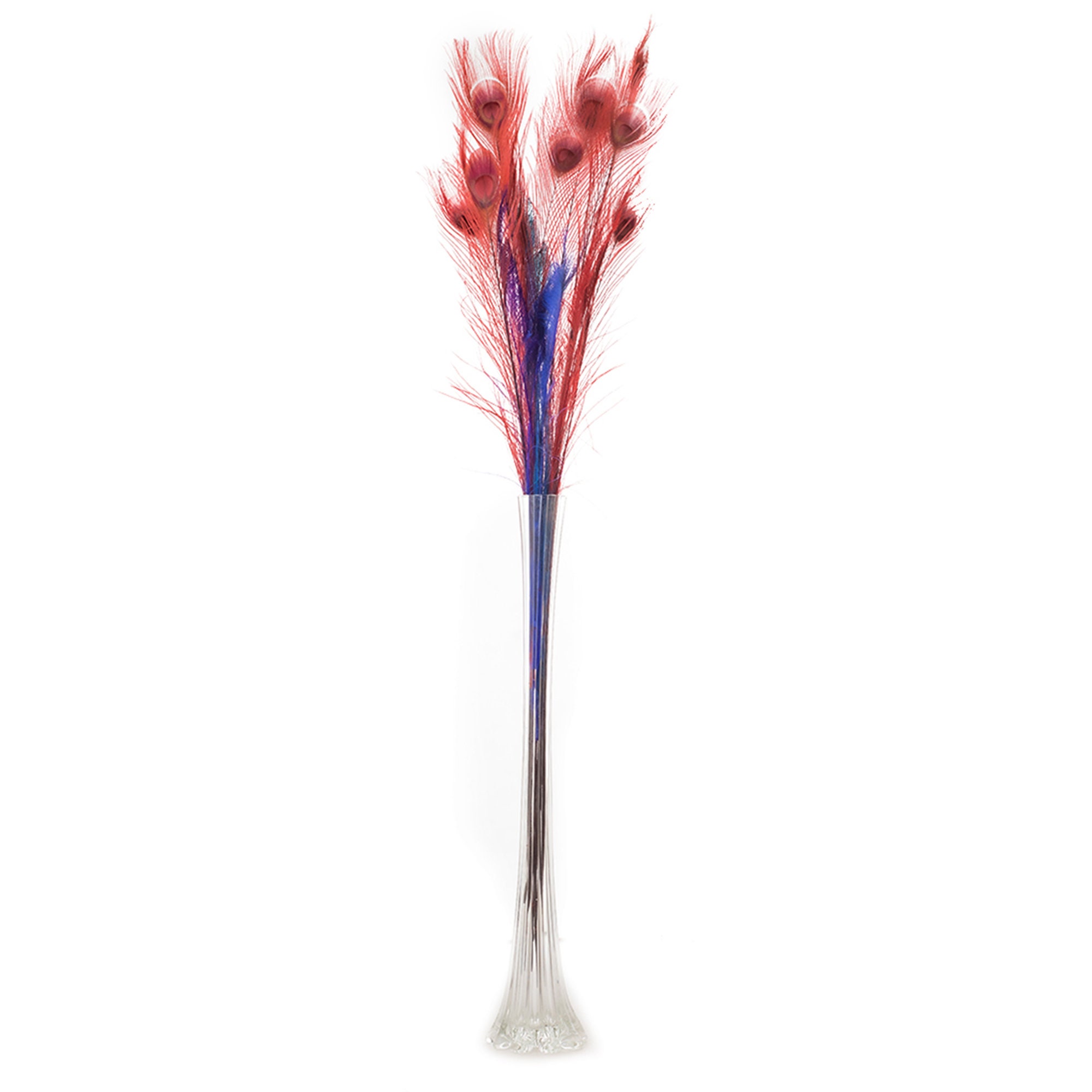 Eiffel Tower Glass Vase 24 Inches  Buy Elegant Wedding Centerpiece –  Zucker Feather Products, Inc.