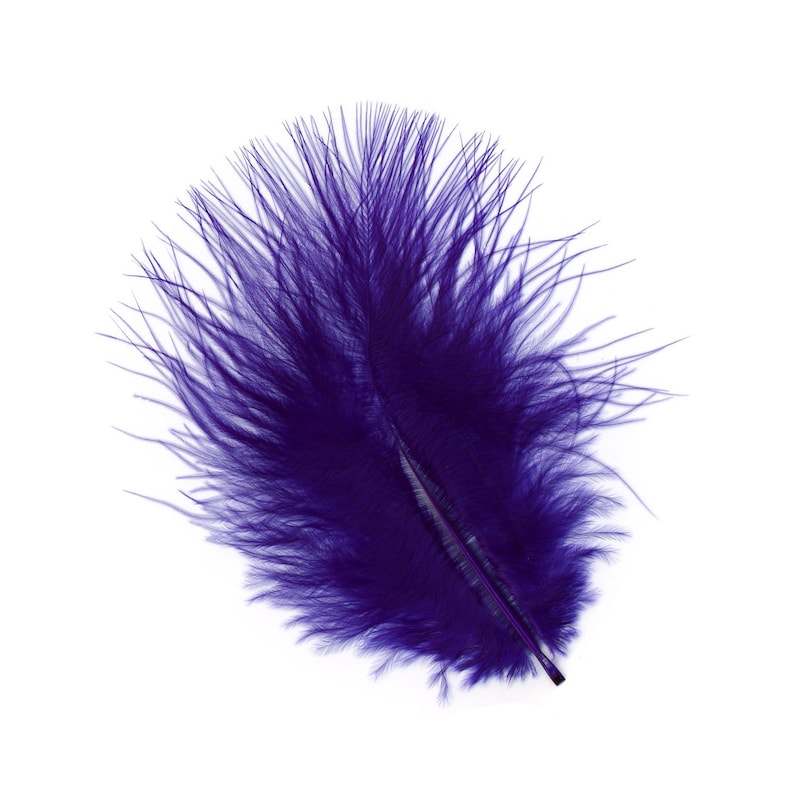 Craft and Fly Fishing Supply Feathers ZUCKER\u00ae Regal Loose Turkey Marabou Feathers Turkey Feathers Short and Soft Fluffy Down