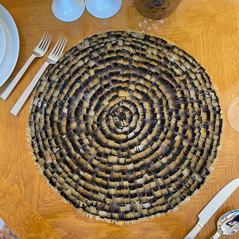 Zucker Pheasant Feather Placemat - Thumbnail 5