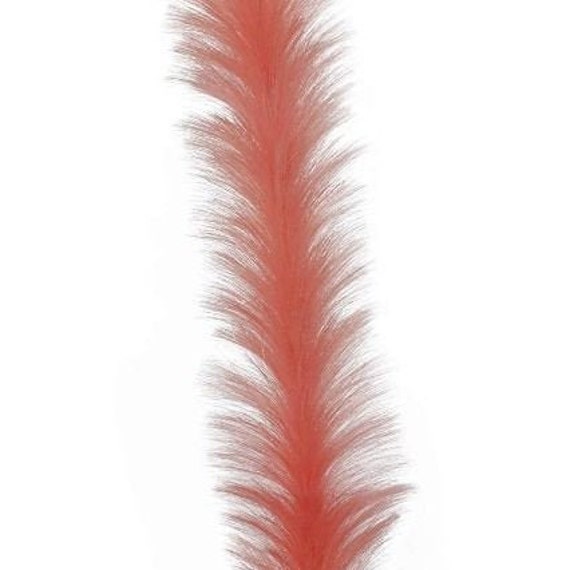 3 White Ostrich Feathers on Wire Stem - Quick Candles