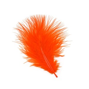 Turkey Feathers, Yellow Loose Turkey Marabou Feathers, Short and Soft  Fluffy Down, Craft and Fly Fishing Supply Feathers ZUCKER®