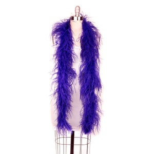 2 Ply Ostrich Feather Boa REGAL 2 Yards For Fashion, Accessory, Halloween, Costume Design, Dress Up, Dancing, Stage Performance ZUCKER®