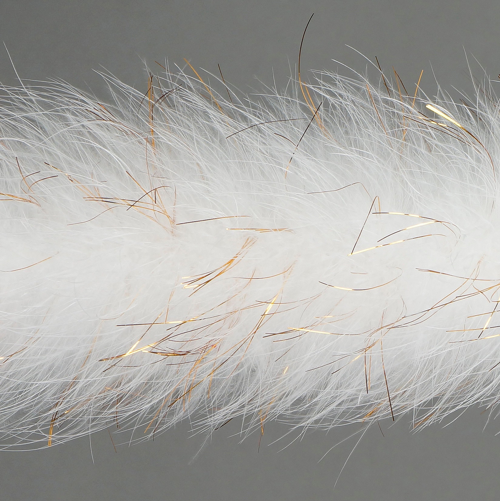 Marabou Feather Boa White With Shiny Gold Lurex 25 Grams 2 Etsy