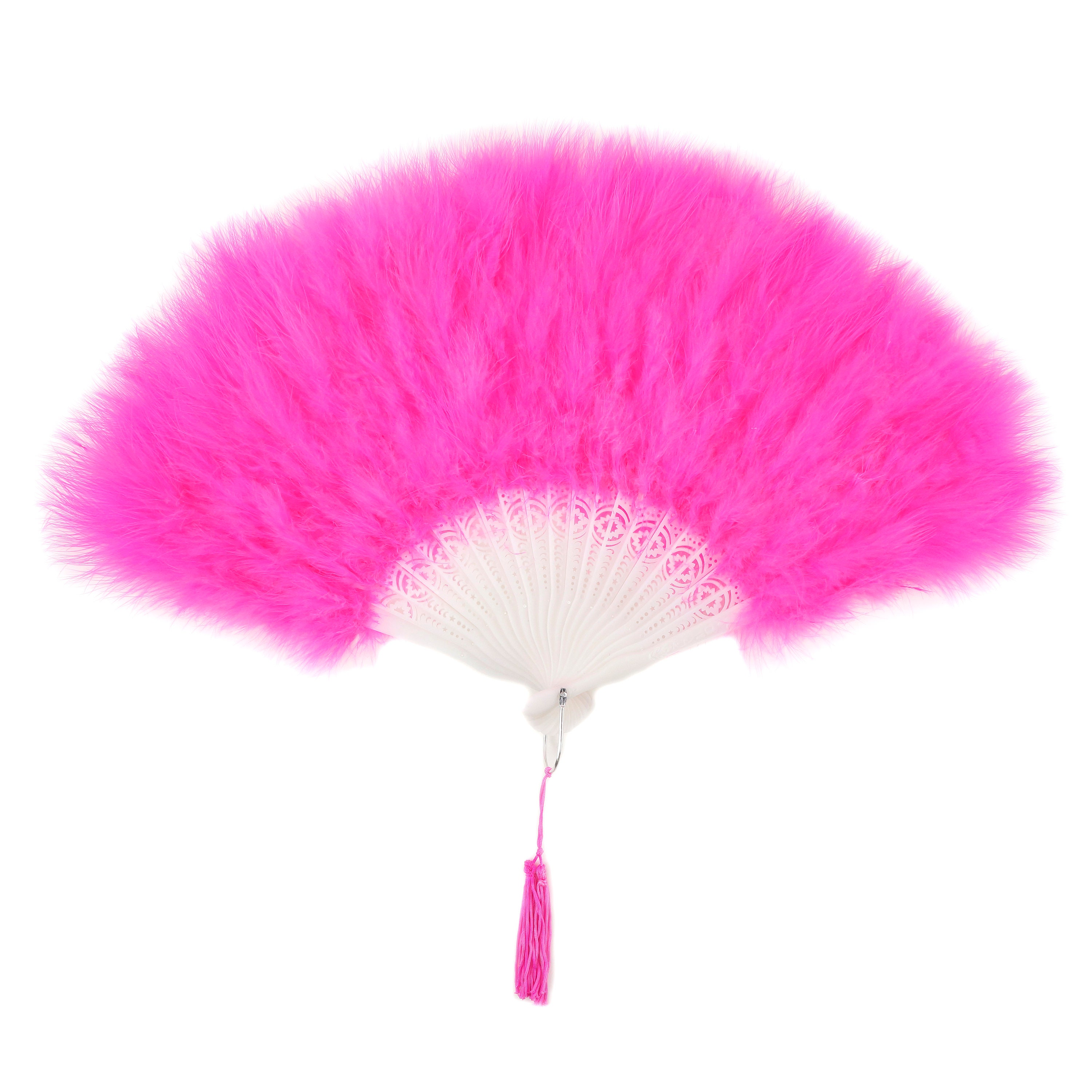 Pink Orient Feather Fan Small Marabou Feather Fan Cheap Etsy