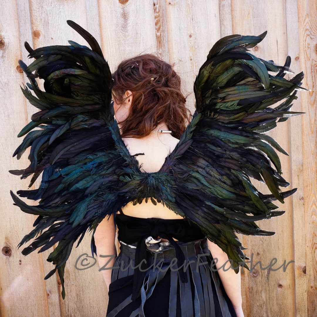 Angel Wings, Non-Woven Costume Halloween Party Cosplay Accessories Feather  Wing for Children Men and Women Festive Party Christmas Halloween