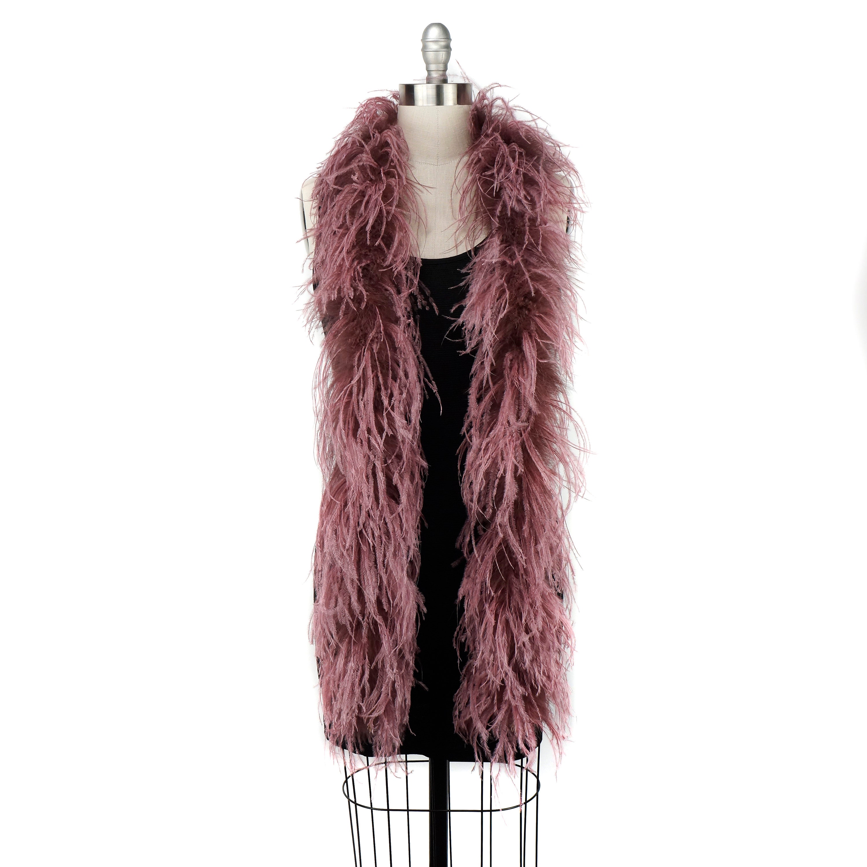 5 OSTRICH FEATHER BOAS 2 Ply MANY COLORS 72/" Costumes//Hats//Craft//Bridal//Party