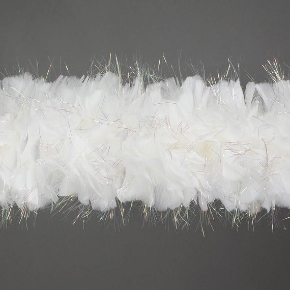 wangruida 1,8 m 90 grammes de Plumes de Dinde Blanches pour boa Danse  Mariage Artisanat fête, déguisement décoration d'halloween : :  Jeux et Jouets