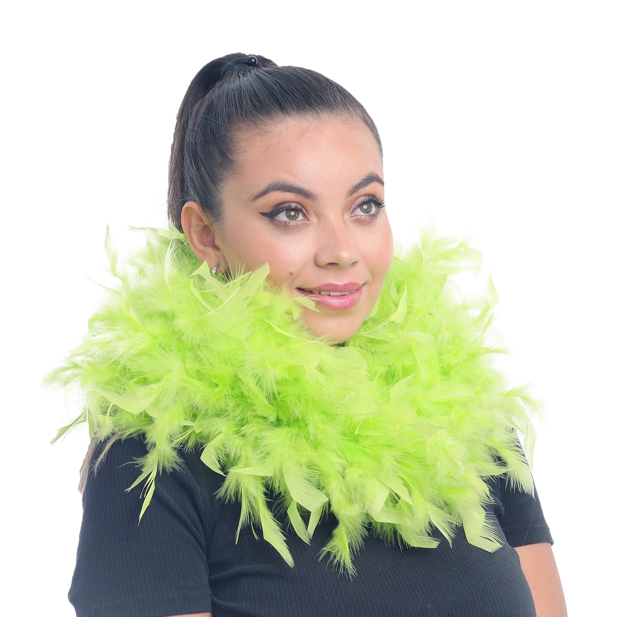 Zucker Feather - Chandelle Feather Pom Poms - Lime