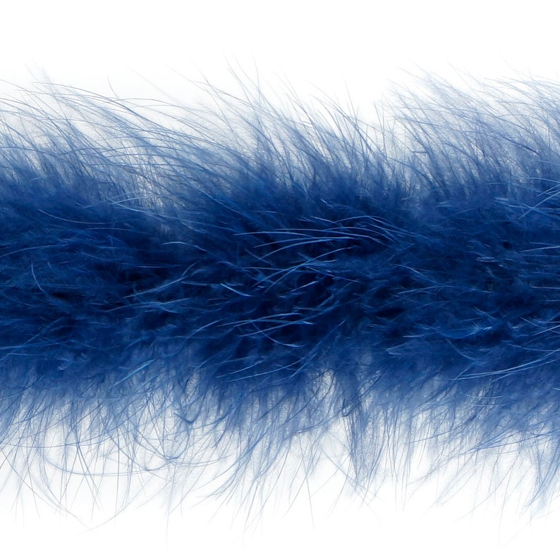 NAVY Marabou Feather Boas 20 Grams 2 Yards for DIY Art Crafts Etsy