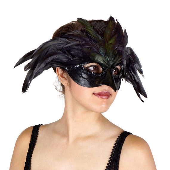 Womens White Velvet Mask+feathers On Hband Eye Masks Female Halloween Costume Womens White Velvet Mask+feathers On Hband Eye Masks Female Halloween Costume